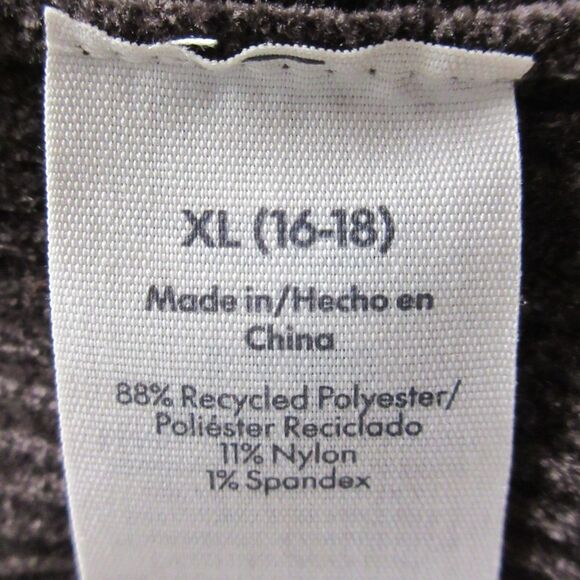 Chenille Y2K Vibe Zip Cropped Sweater Hoodie XL Breen Chocolate Coffee Brown NWT - Picture 8 of 11